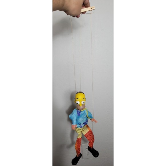 Mexican Marionette String Puppet Homer Simpsons NEW